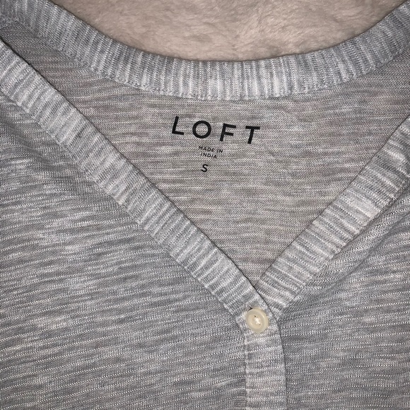 LOFT Small Tie Hem Button Down Shirt, NWOTs - Picture 5 of 7